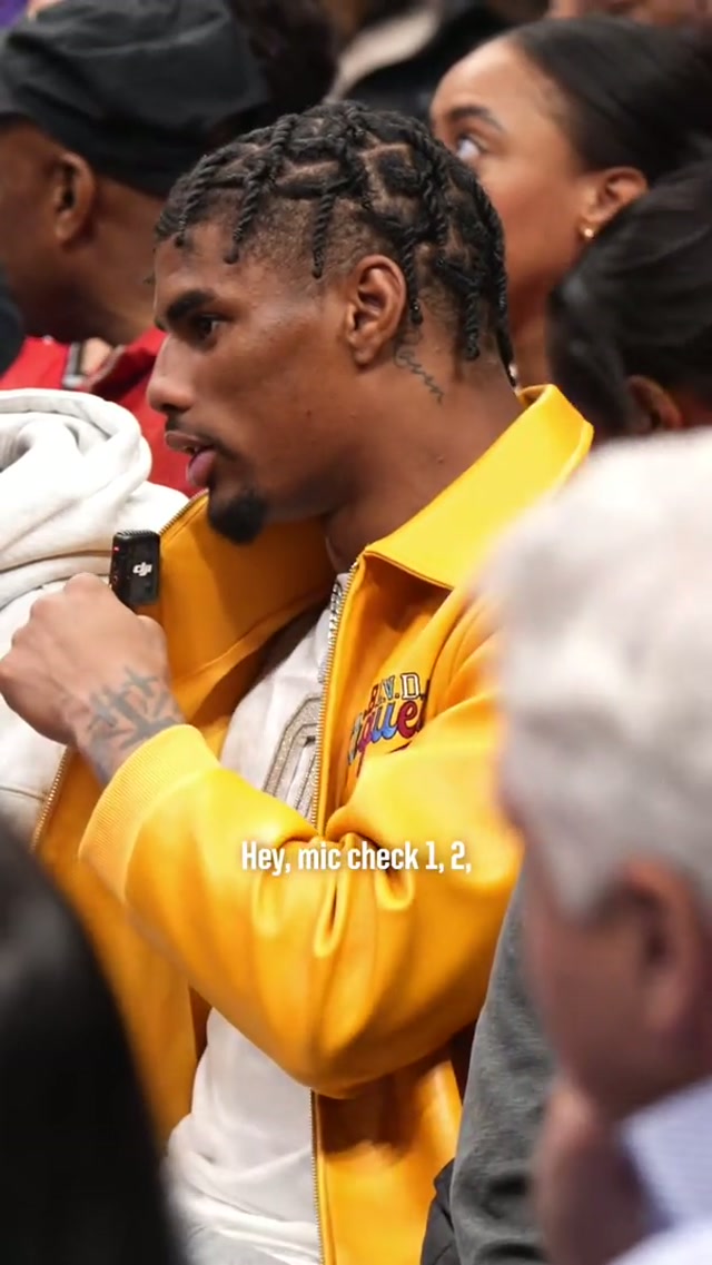 Y’all knew we had to run it back… @keoncoleman mic’d up 🎤