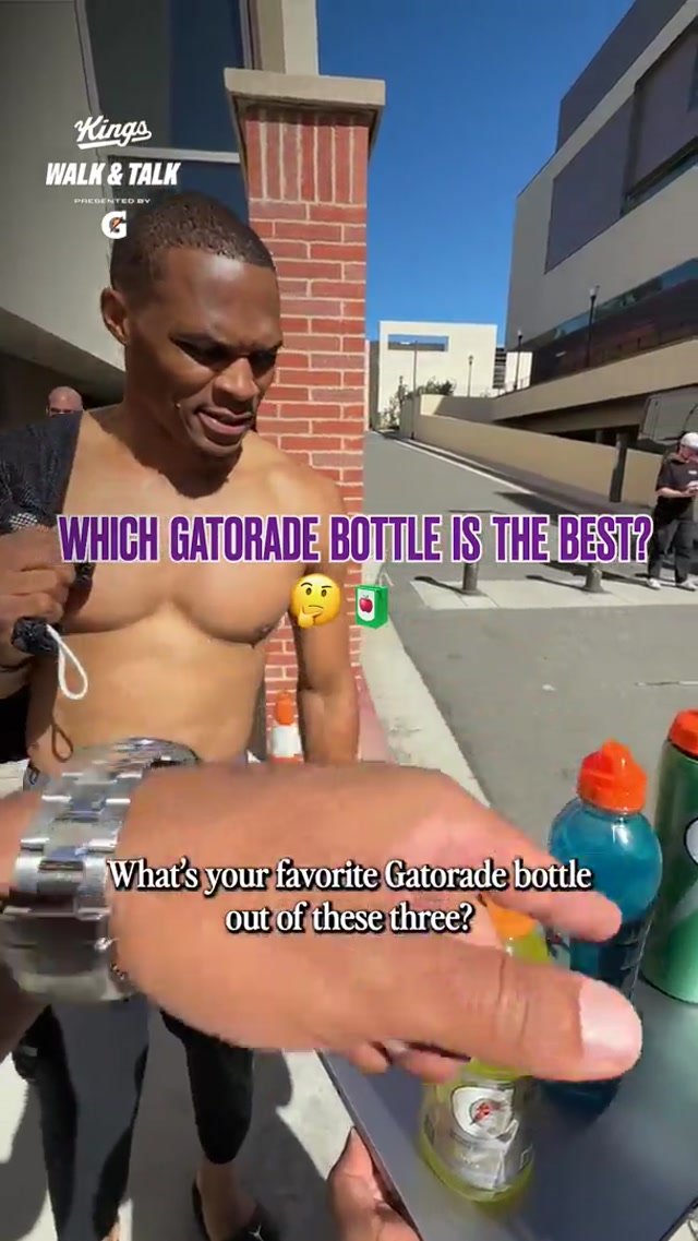 "that's a classic" 🤣🧃

Walk & Talk presented by @gatorade