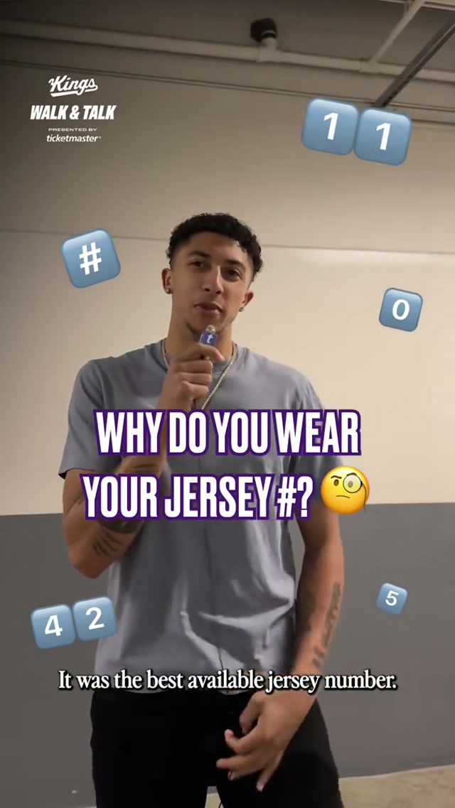 lucky #️⃣s

Walk & Talk presented by @ticketmaster #nba #sacramento #SacramentoKings