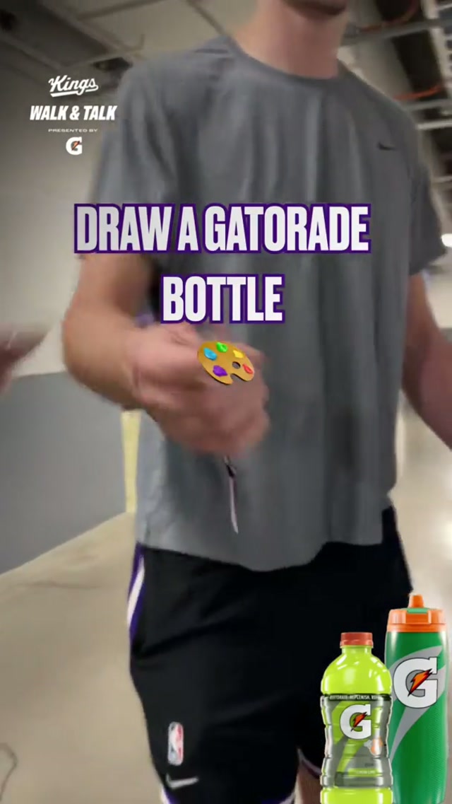 some real artists on this team 🎨
Walk & Talk presented by @gatorade