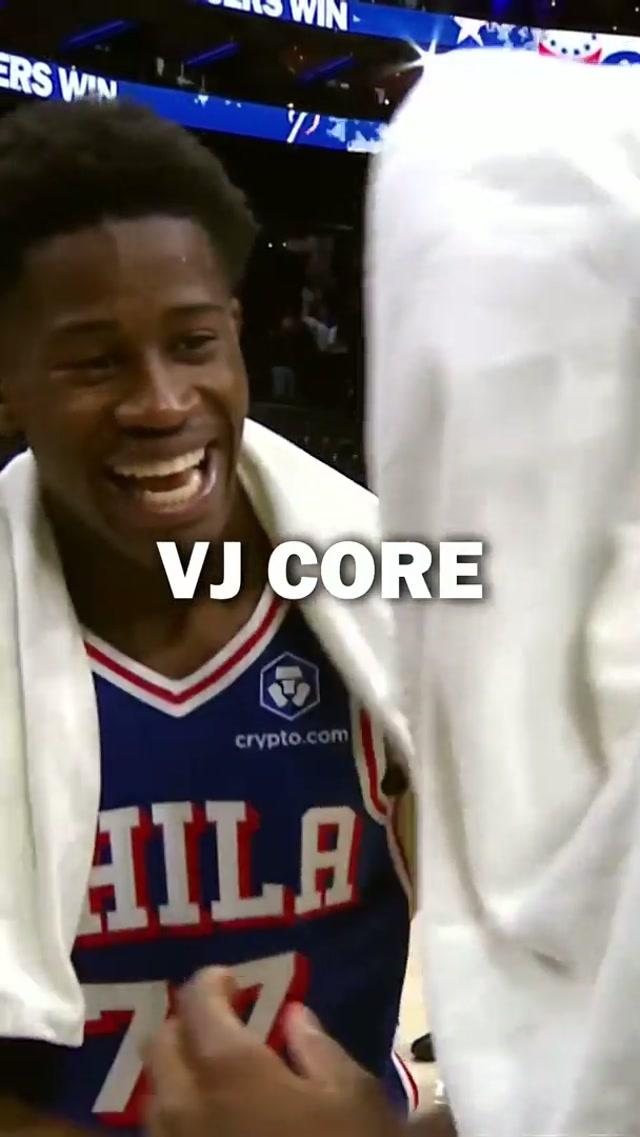 let us introduce you to… VJ core ✨ #sixers #nba #vjedgecombe 