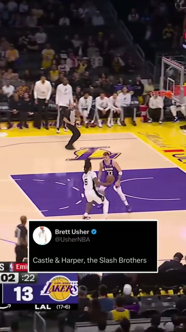 Slash Brothers is tufff ngl 🫡 #spurs #nba #sanantonio #stephoncastle #dylanharper