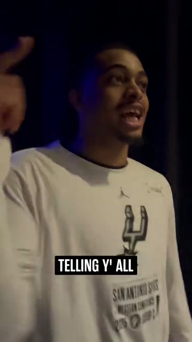 WHAT KJ SAID 🗣️ #nba #spurs #keldonjohnson #nbacup #sanantonio 