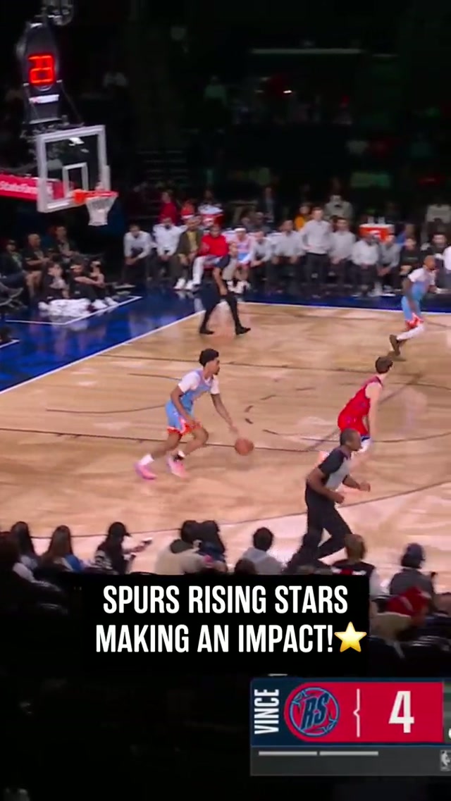 Spurs were everywhere in the Rising Stars championship 🤩 #spurs #nba #carterbryant #dylanharper #stephoncastle #risingstars #nbaallstar