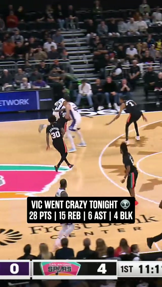 Astronomical 🌠 #Wemby #Spurs #NBA 