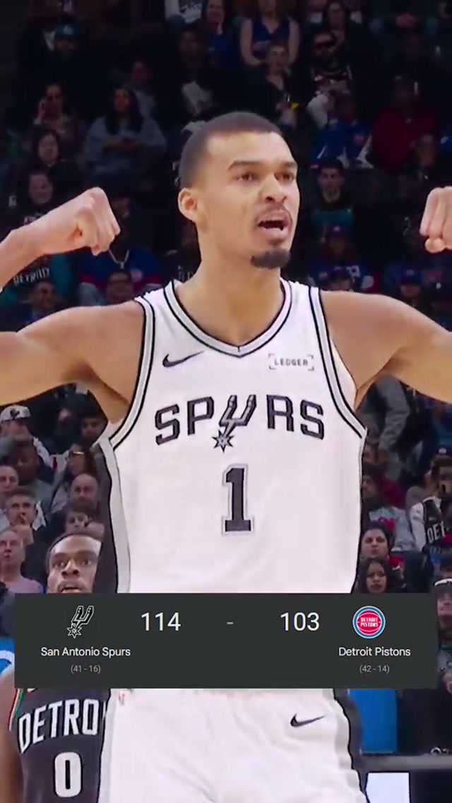 BIG TIME WIN 😤🔥 #nba #spurs 