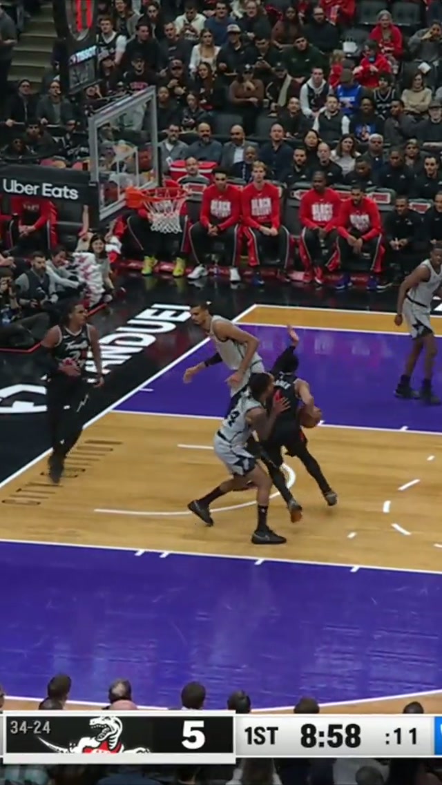 Denied and Delivered 😮‍💨#nba #spurs #julianchampagine #victorwembanyama