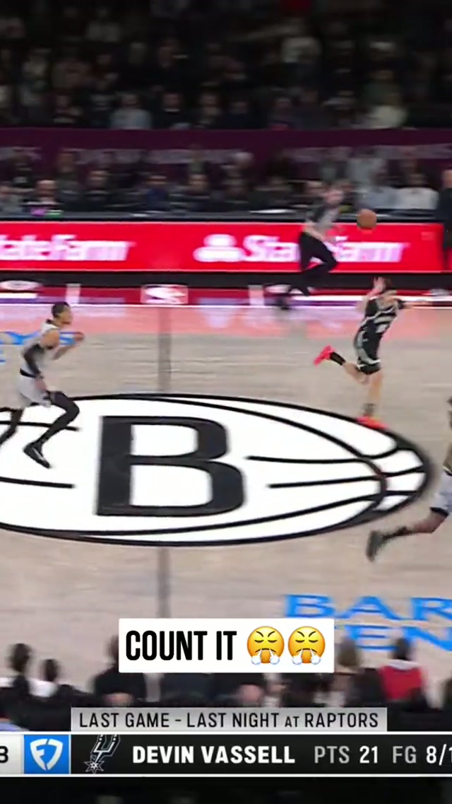 WATCH OUT 😤🫣 #nba #spurs #stephoncastle 📺 FanDuelSN SW