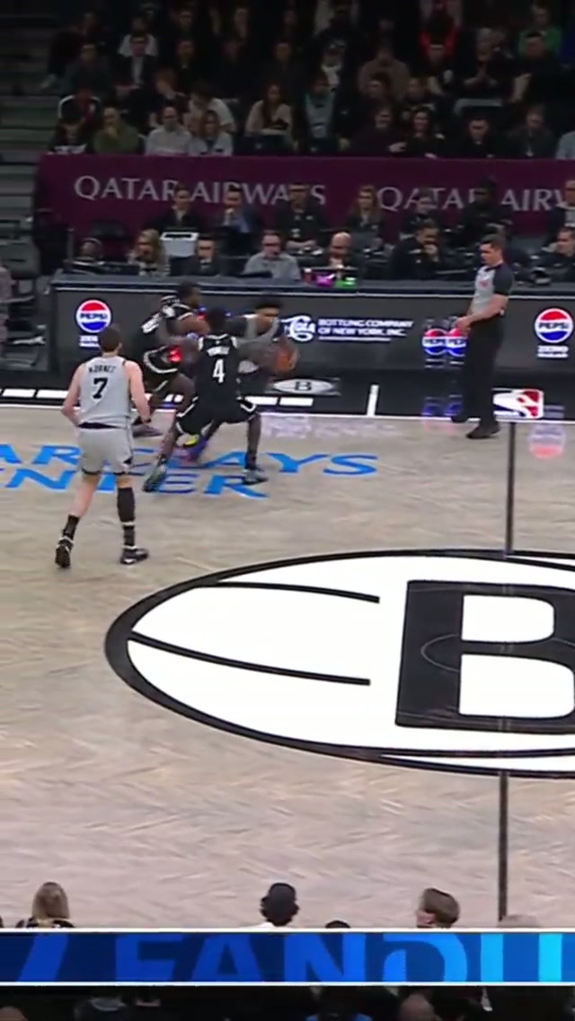 DUNKIN’ DYLAN 😤 #nba #spurs #dylanharper  📺 FanDuelSN SW