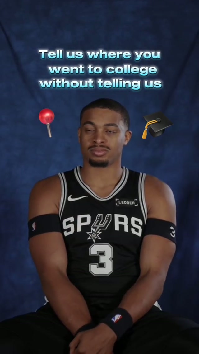 HB with the shade 😎  #marchmadness #nba #Spurs