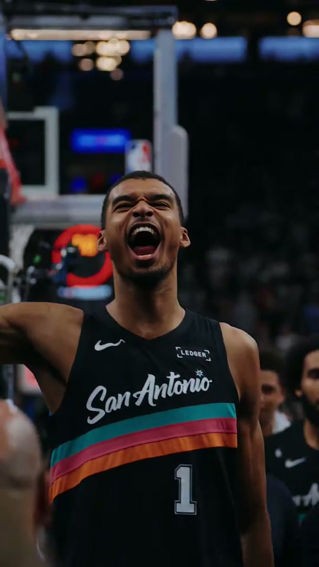 SPURS WIN GOT US HYPED #spurs #nba #wemby