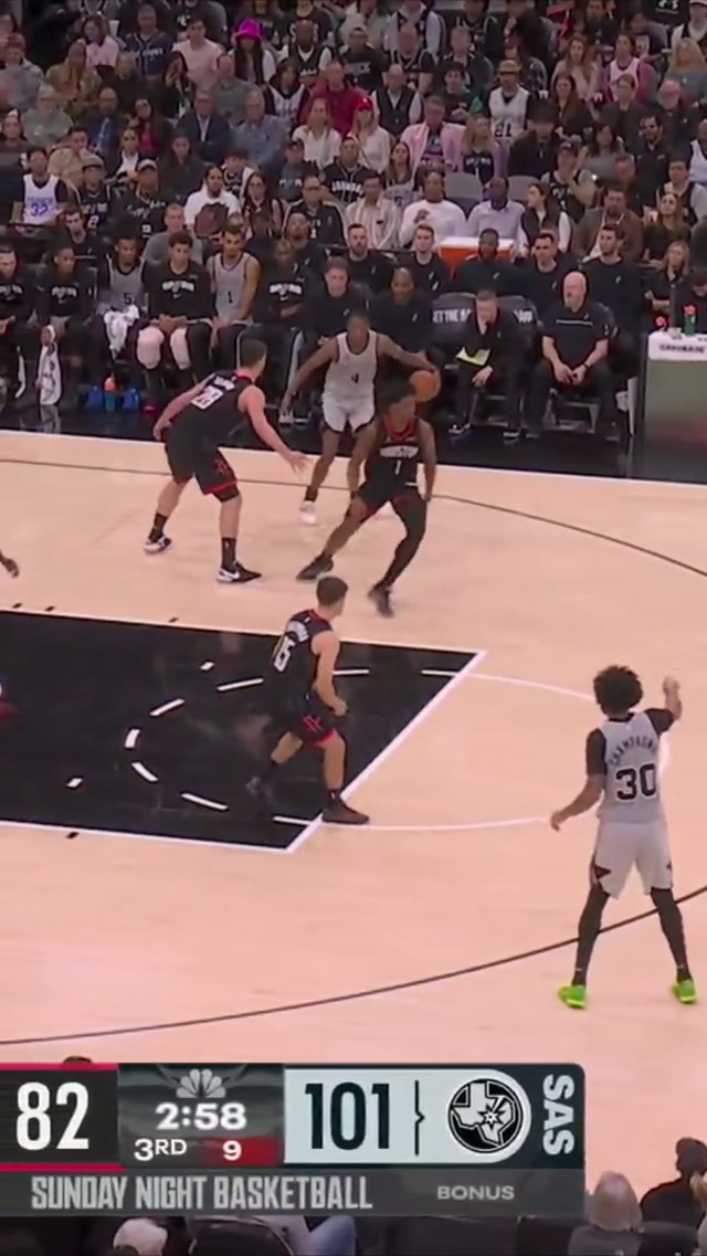 THAT WAS NASTY SWIPA 🦊

#DeAaronFox #Spurs #NBA