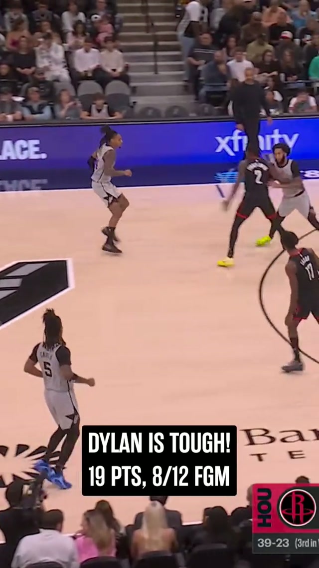 Proof in the numbers 📊😤 #DylanHarper #Spurs #NBA