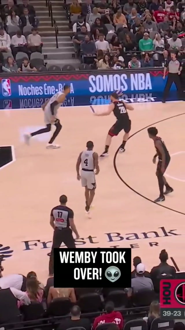 That’s a different level 📈🔥 #Wemby #Spurs #NBA