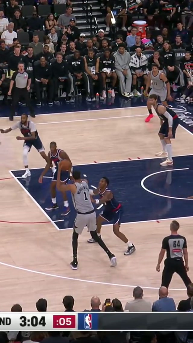 Flex on 'em, Wemby! 💪 📺KENS5 & Peacock #nba #spurs #victorwembanyama