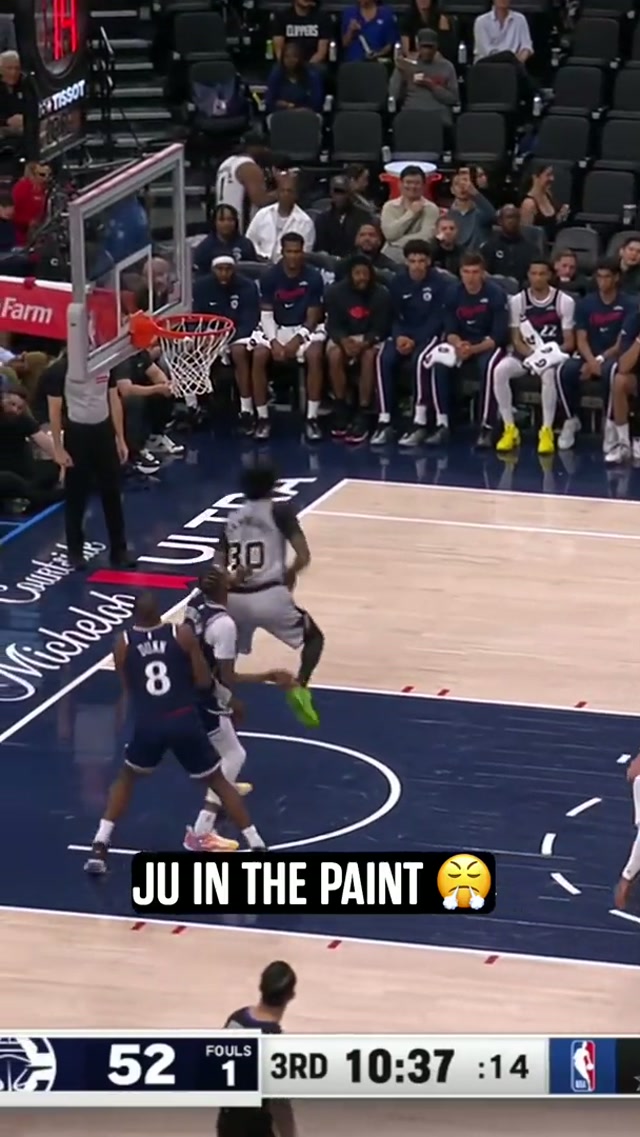 TUFF 🪣  📺KENS5 & Peacock #nba #spurs