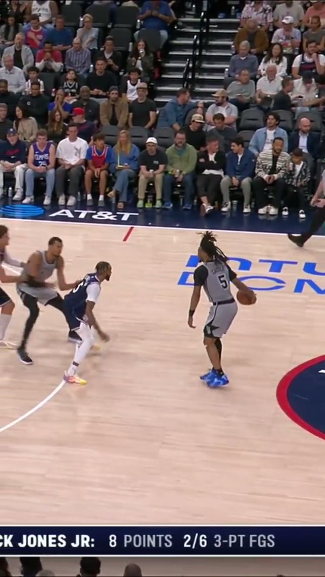 Beware of Area 51 ⚠️  📺KENS5 & Peacock #spurs #nba #victorwembanyama #stephoncastle