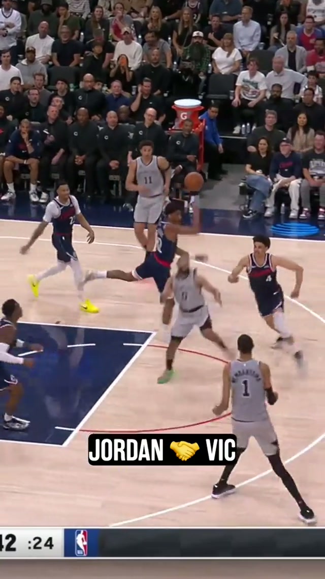 JMac to Wemby🔥 #spurs #nba #victorwembanyama