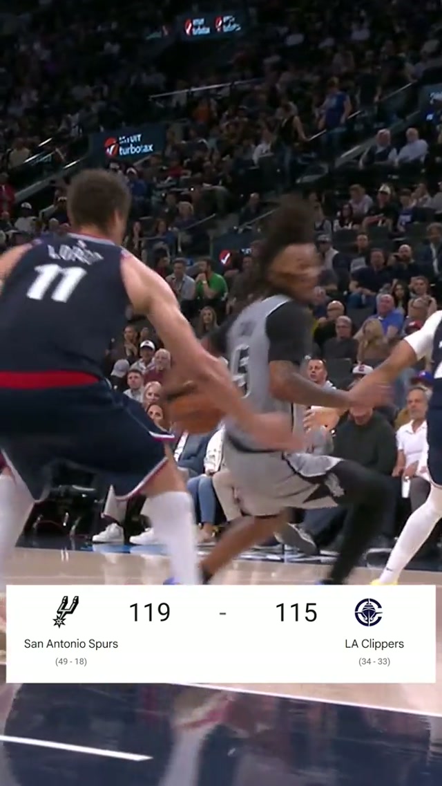 50th W of the season! 🎉 #nba #spurs