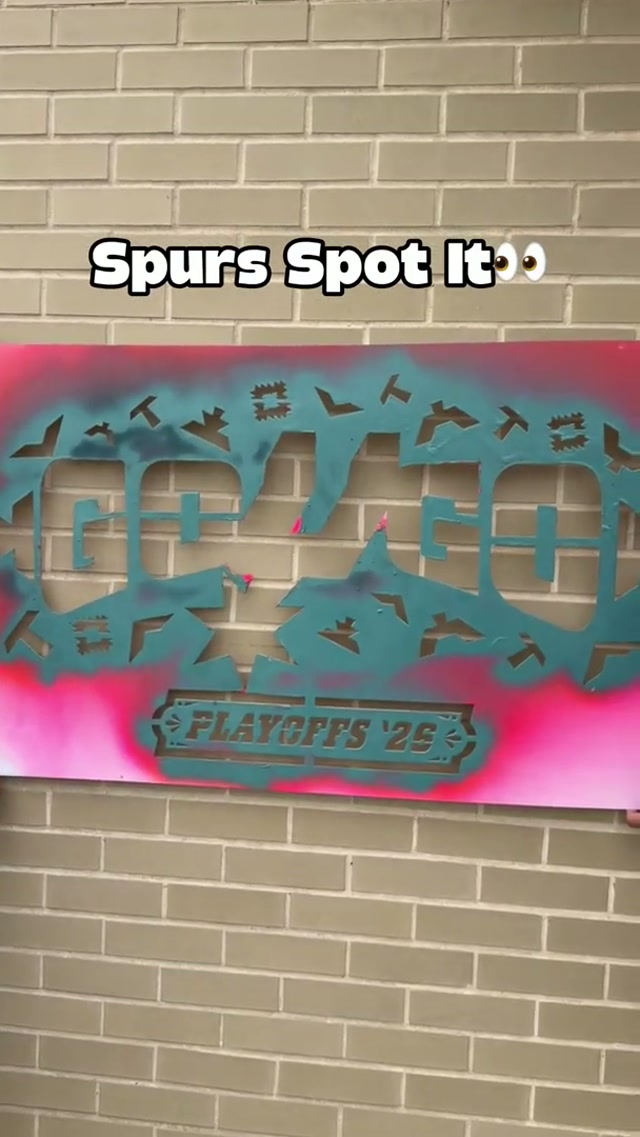 Spurs Playoff marks are here 👀🎨 #nbaplayoffs #NBA #Spurs