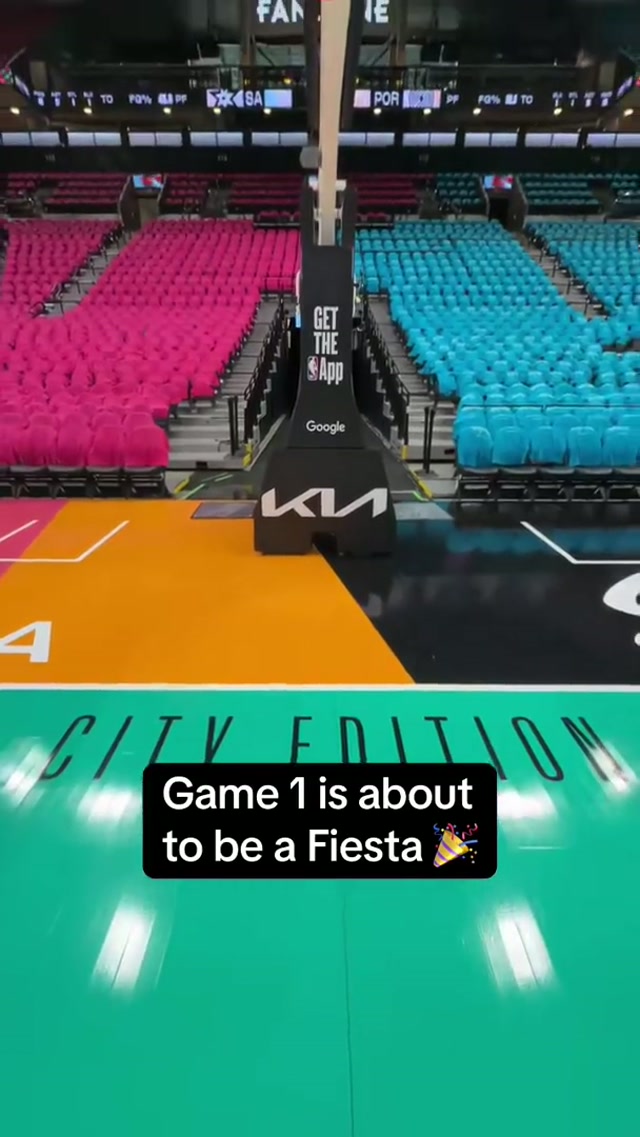 Let’s Fiesta 🥳 #spurs #nba #sanantonio #playoffs #fiesta 