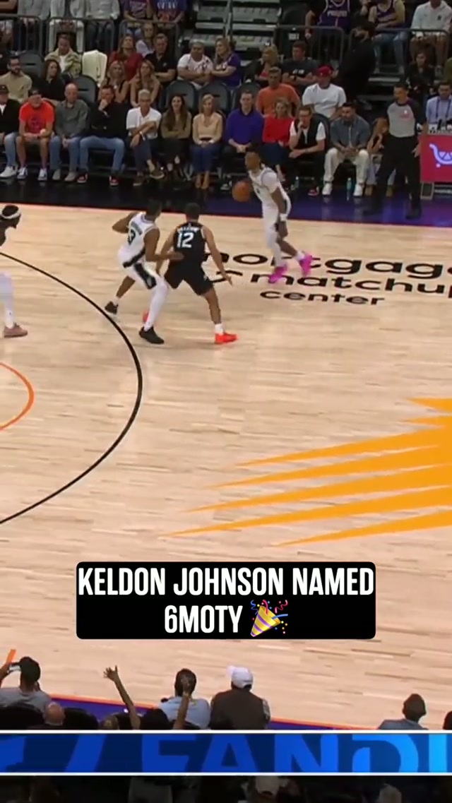 KJ brought that energy off the bench all season long 😤 #spurs #nba #sanantonio #keldonjohnson #sixthman