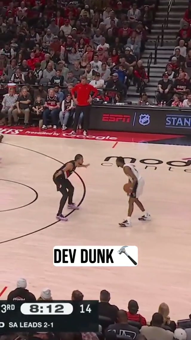 YEAH DEV 🔥 #spurs #nba #devinvassell