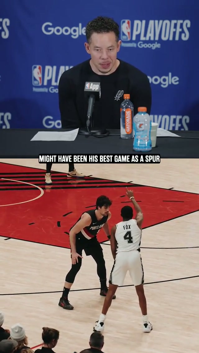 It was a 🦊 takeover in Game 4 🫡 #nba #spurs #playoffs #deaaronfox