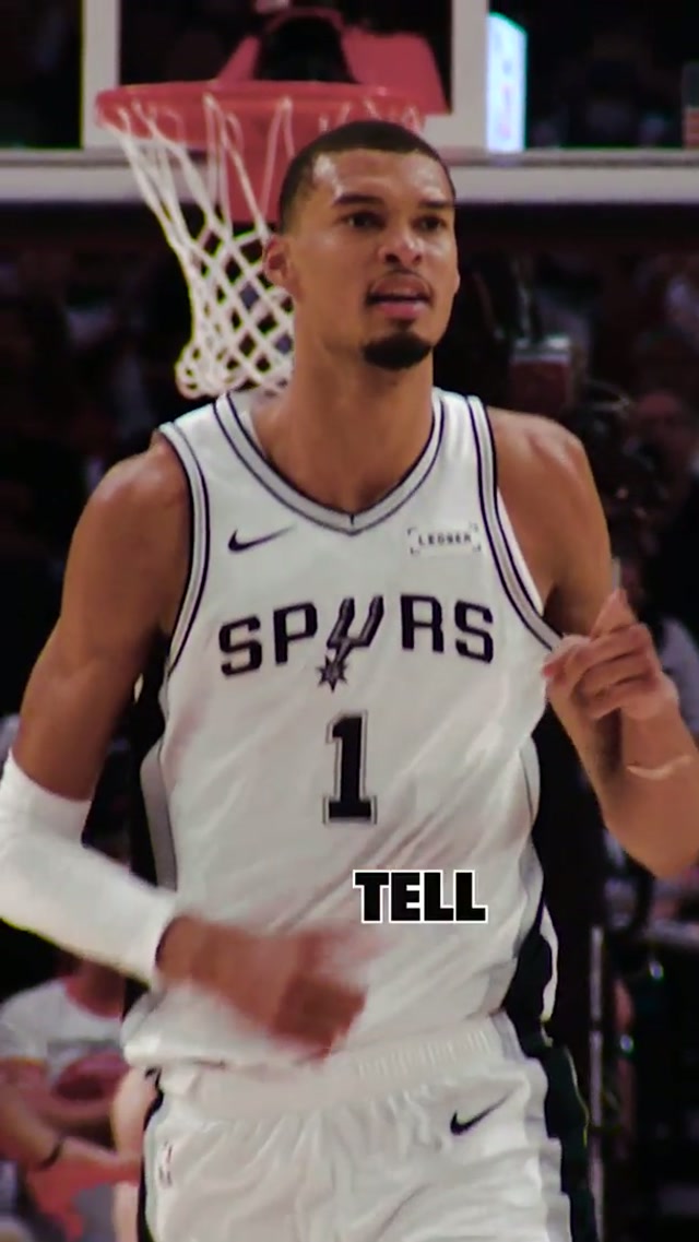 ⚠️ PROCEED WITH CAUTION ⚠️🛸  #nba #spurs #victorwembanyama #stephoncastle