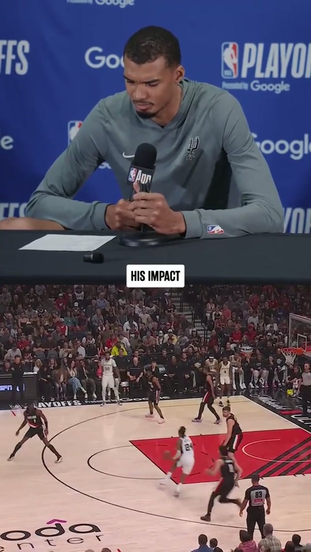 Dev impacting the game on both sides of the floor 👏 #spurs #nba #playoffs #devinvassell