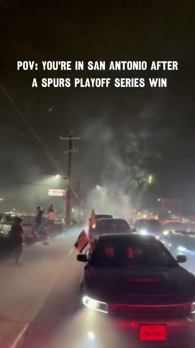 ONLY IN SA 🔥 #Spurs #nbaplayoffs #NBA