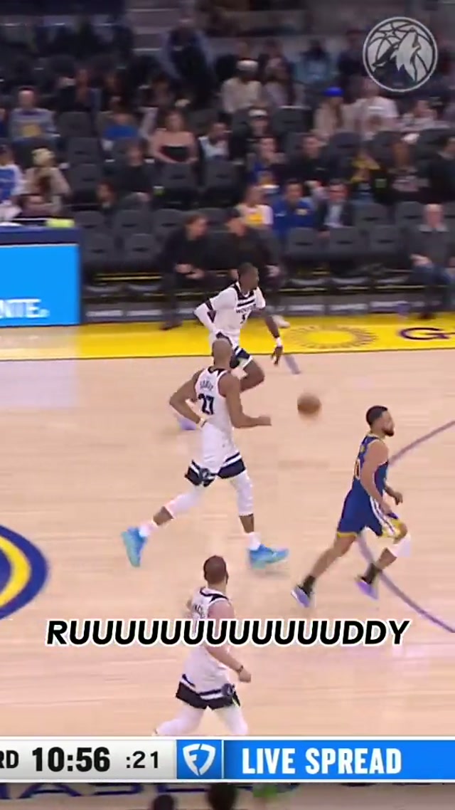 That was nasty. 🫣 #minnesota #nba #timberwolves #rudygobert 