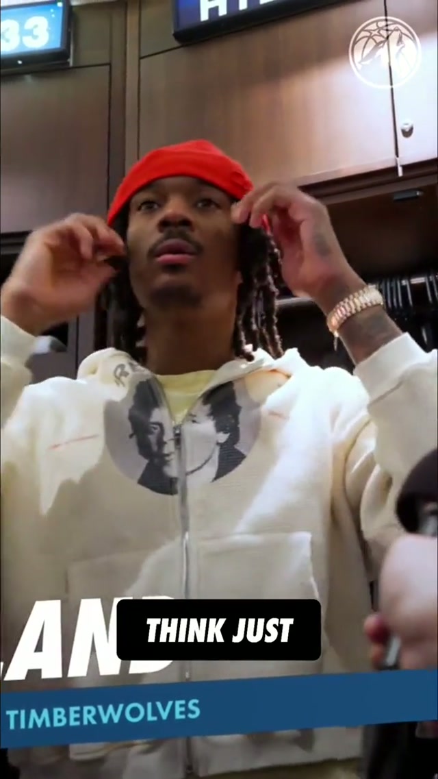 Everything just works out when you be yourself. 🦴 #minnesota #NBA #timberwolves 