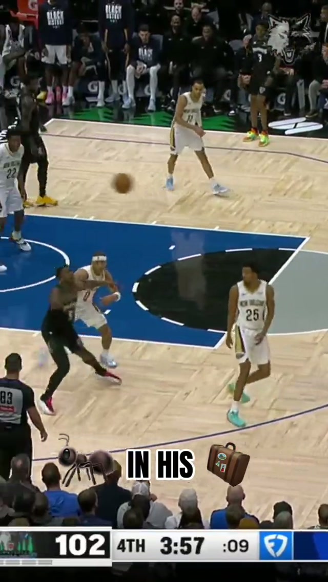 CAN’T STOP ANT. 🤩 #nba #minnesota #timberwolves #anthonyedwards 