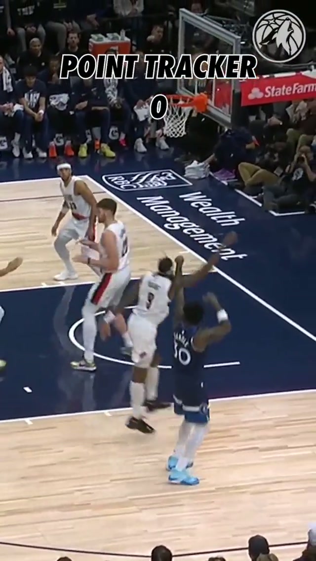 Julius had himself a night. 💪 #minnesota #nba #timberwolves #juliusrandle 