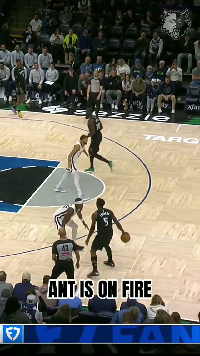HE CAN’T MISS 🔥#minnesota #timberwolves #nba #anthonyedwards