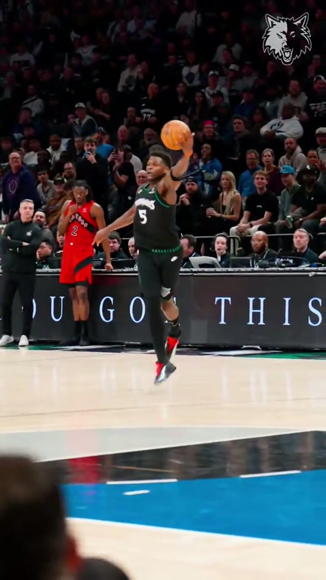 BRO TOOK FLIGHT ✈️ #minnesota #nba #timberwolves #nazreid #twowords 