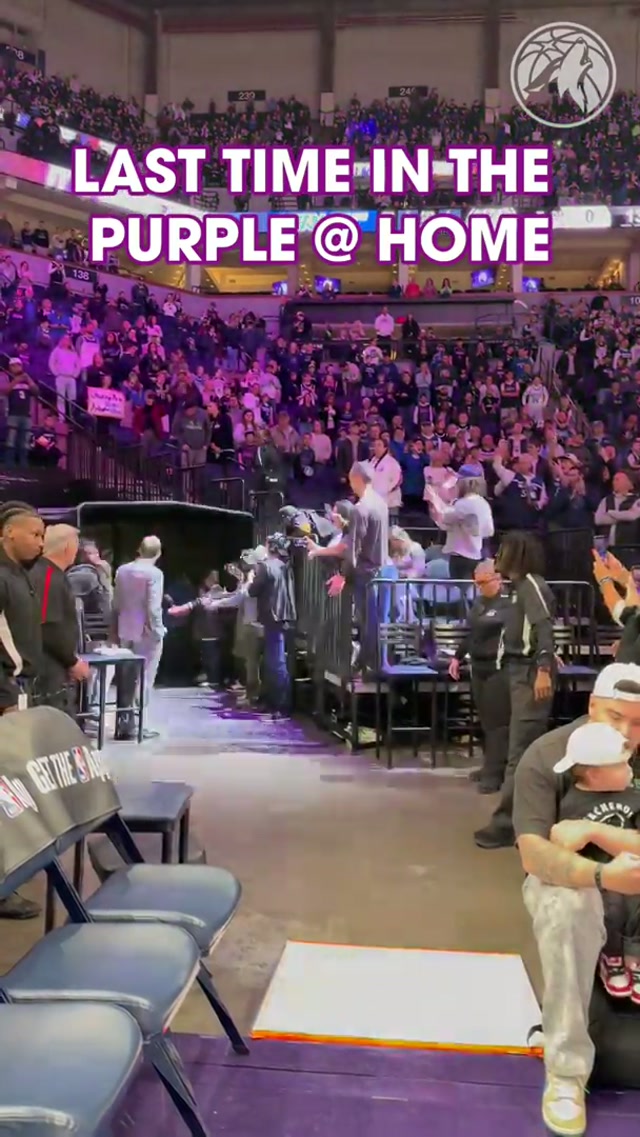 Queue up Purple Rain. 😔 #minnesota #nba #timberwolves 