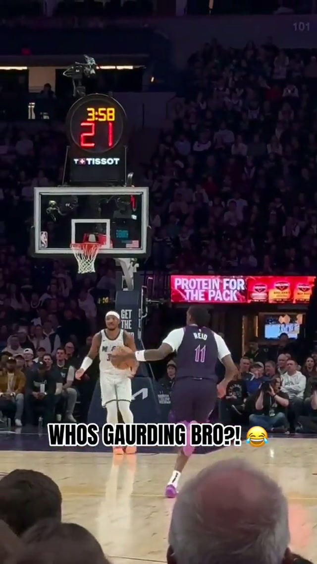 Layup line to the hoop. 🍇 #minnesota #nba #timberwolves #nazreid 