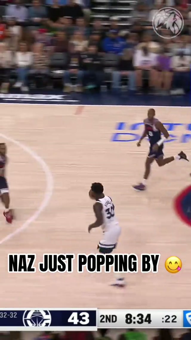 blink & you’ll miss it. #minnesota #nba #timberwolves #nazreid #juliusrandle 