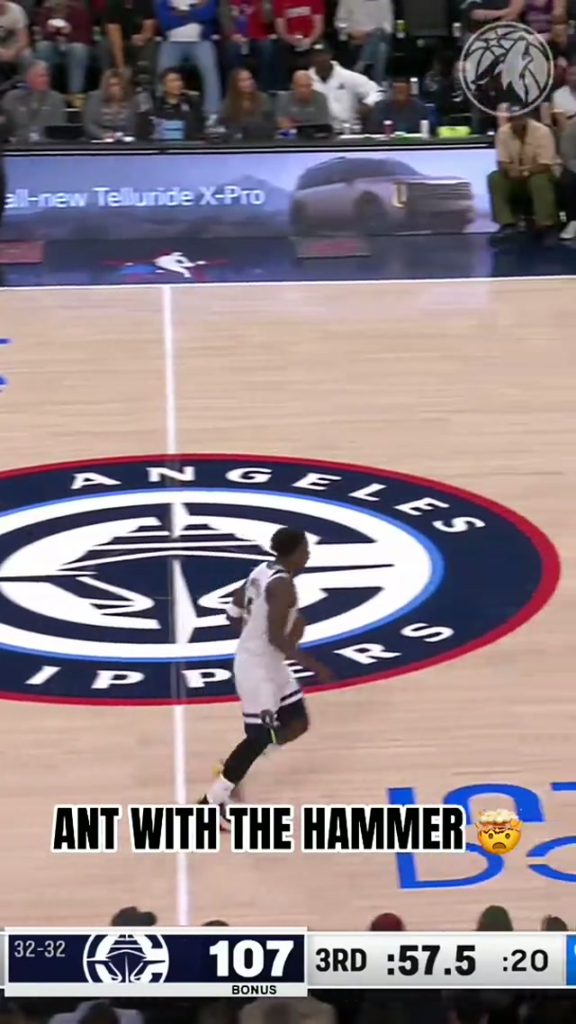 THAT’S AIR ANT TO YOU #minnesota #nba #timberwolves #ant #anthonyedwards 