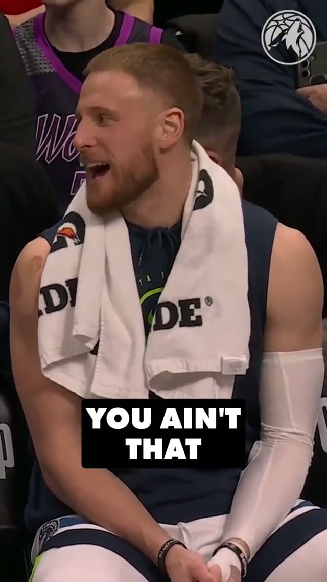 Donte got no chill. 😂 #minnesota #nba #timberwolves #dontedivincenzo #mikeconley 