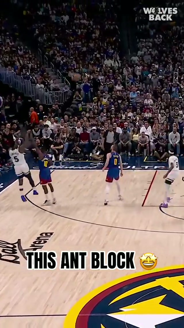 #BLOCKED!!!!! #timberwolves #nba #minnesota #anthonyedwards 