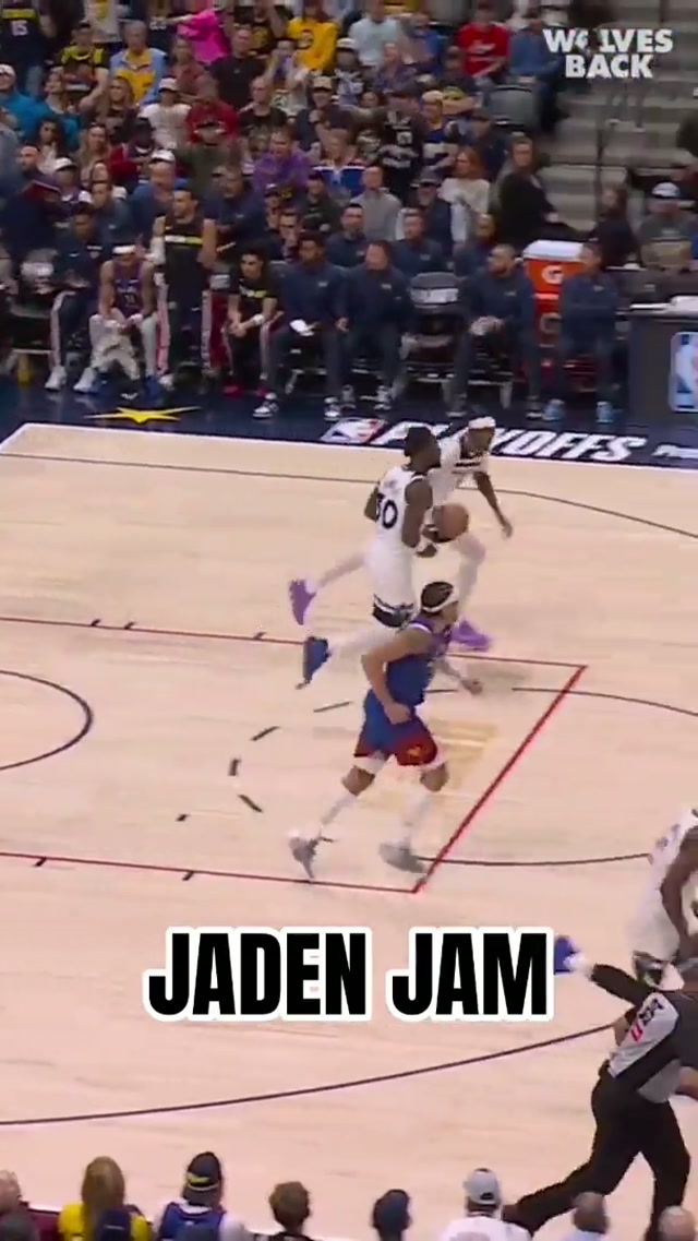 slim. slam. #timberwolves #nba #minnesota #jadenmcdaniels #wolvesback 