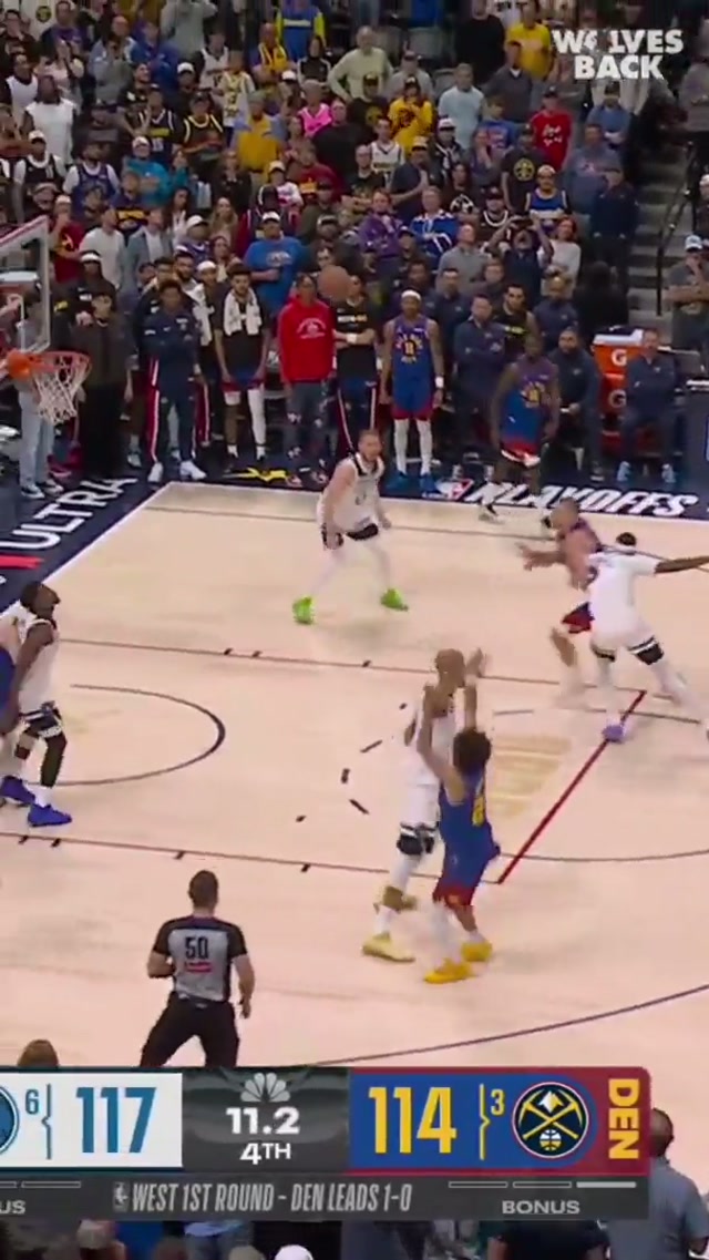 THE DONTE DAGGER. #timberwolves #nba #minnesota #dontedivincenzo #win 