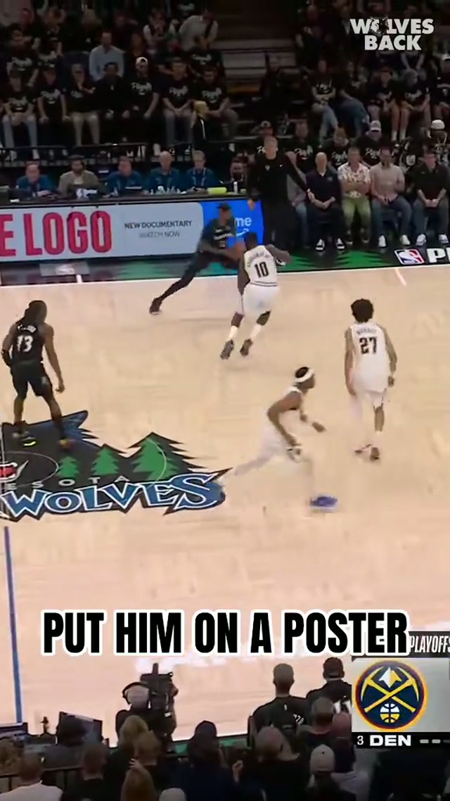 JADEN MCDANIELS 💥 #nba #minnesota #timberwolves 
