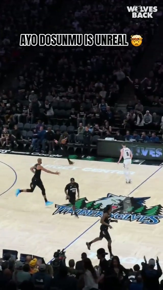 AYOOOOOOOOOOOO #timberwolves #nba #minnesota #playoffs #ayodosunmu 