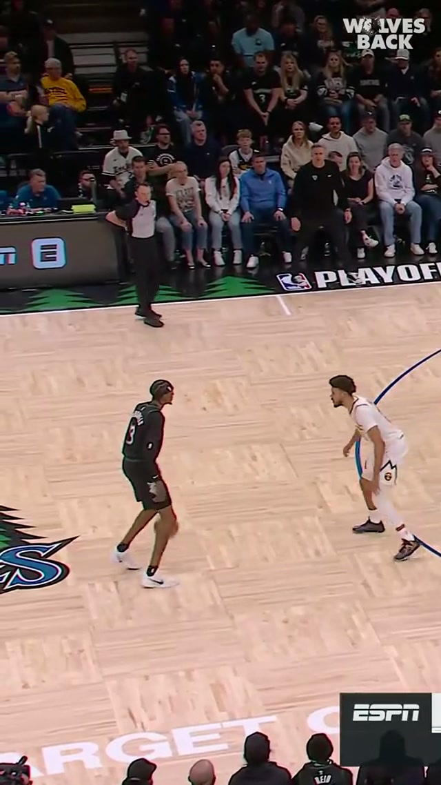 Donte was loving it. 😄 #minnesota #nba #timberwolves #playoffs 