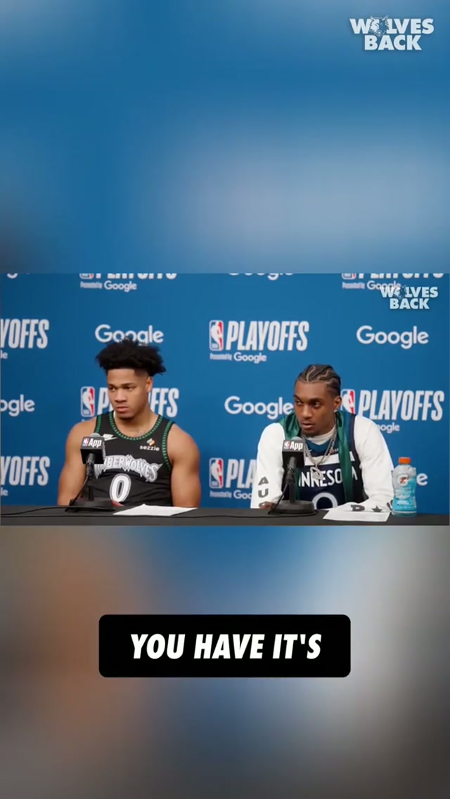 TJ feeling good for round 2. #timberwolves #NBA #minnesota #playoffs