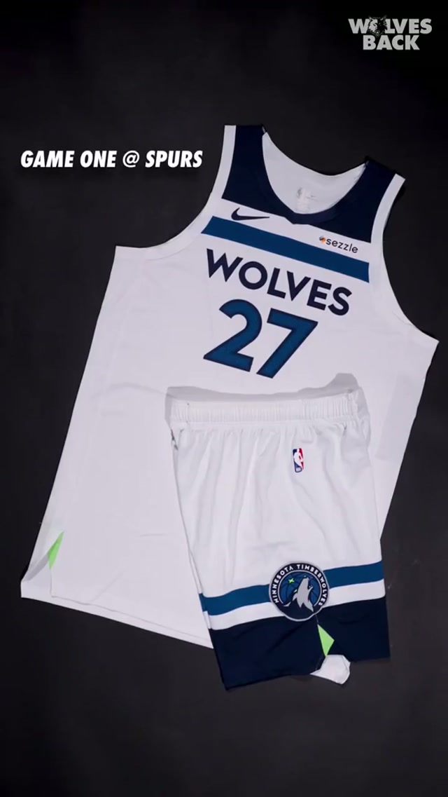 Round 2 jersey lineup. 👀 #nba #minnesota #timberwolves 